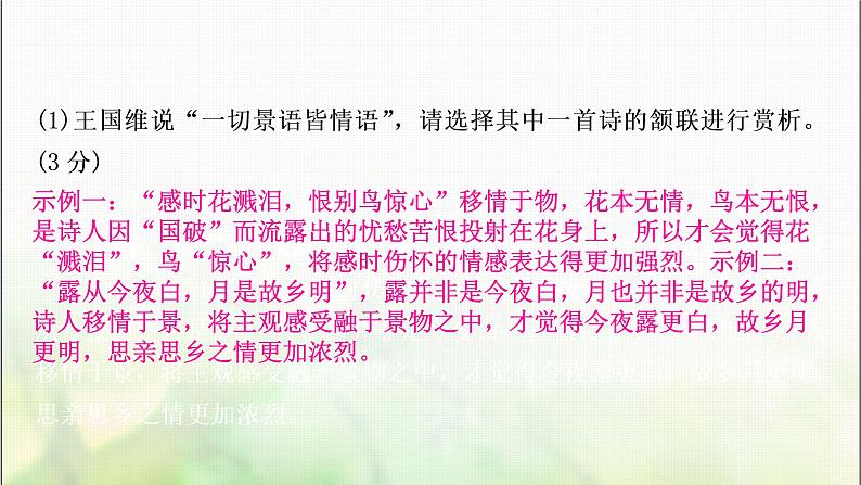中考语文复习专题十古诗词阅读作业课件05