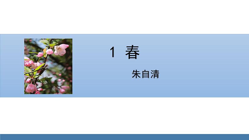 部编版七年级语文上册课件 1 春01