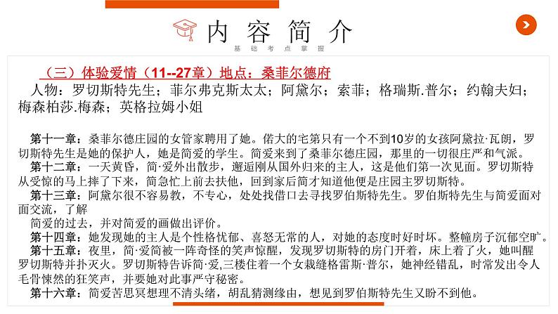 《简爱》复习课件-中考一轮复习第二弹：名著导读第7页