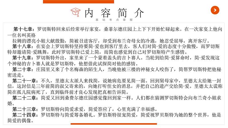 《简爱》复习课件-中考一轮复习第二弹：名著导读第8页