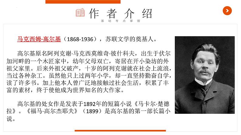 《童年》复习课件-中考一轮复习第二弹：名著导读03