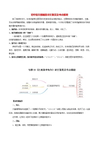 部编版初一语文上册诗文鉴赏及考点解密  专题06《江南逢李龟年》诗文鉴赏及考点揭秘