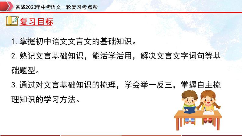 专题25：文言文阅读之文言基础知识【精品课件】-备战2023年中考语文一轮复习考点帮（全国通用）第2页