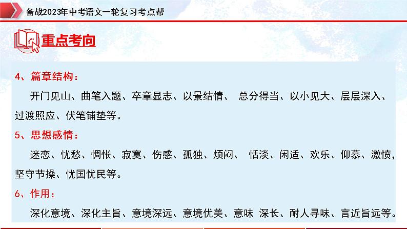 专题32：诗歌鉴赏之思乡怀人类【精品课件】-备战2023年中考语文一轮复习考点帮（全国通用）05
