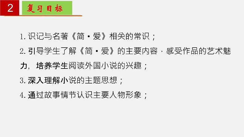 名著导读《简·爱》：外国小说的阅读【知识梳理】——2022-2023学年部编版语文九年级下册单元综合复习03