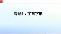 2023年中考语文一轮复习通关课件专题01  字音字形 (含答案)