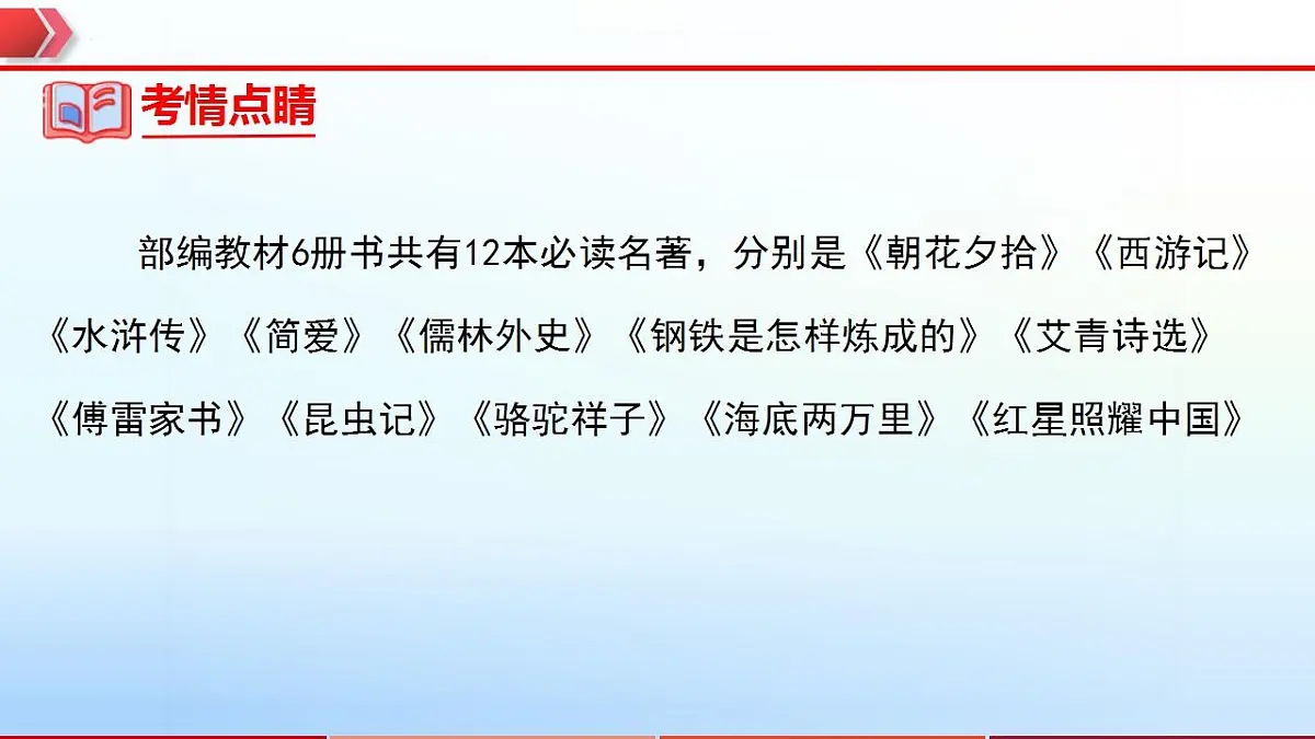 2023年中考语文一轮复习通关课件专题06：名著导读 (含答案)第6页