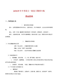 2023年中考语文一轮复习题型专练漫画图标（教师版）