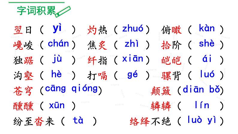 部编版八年级语文下册--19.登勃朗峰（课件4）第8页