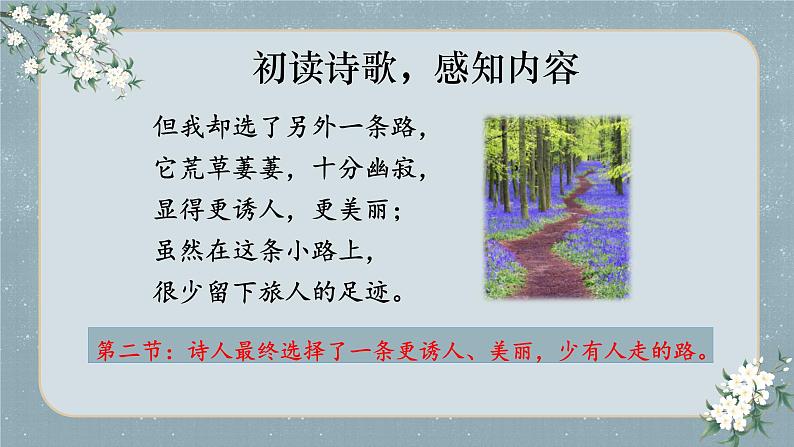 部编版语文《未选择的路》PPT课件第8页