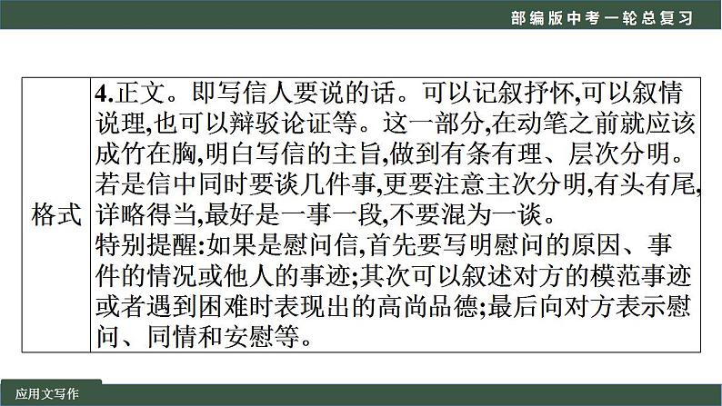 中考语文一轮复习考点讲练测课件专题01  写作之应用文写作 (含答案)第5页