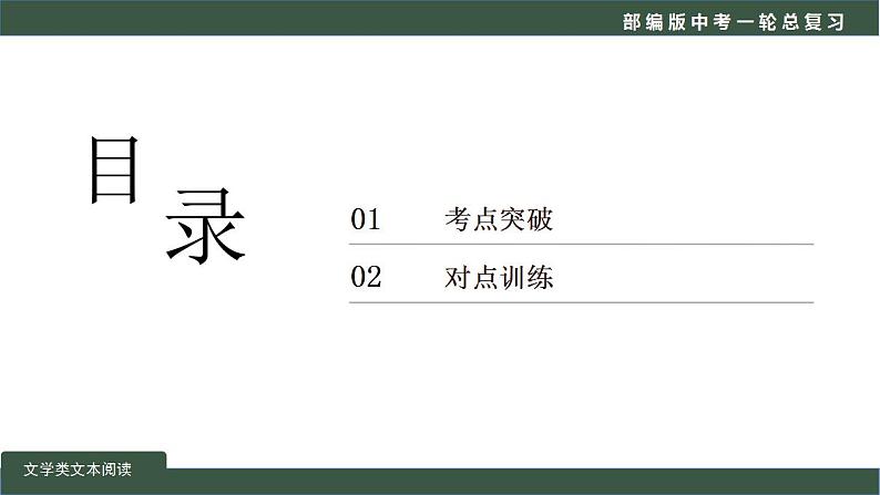 中考语文一轮复习考点讲练测课件专题04  现代文阅读之品味鉴赏 (含答案)第2页