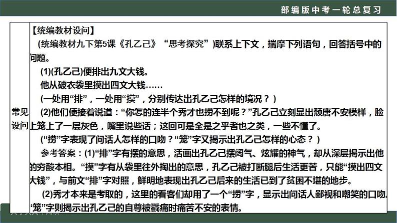 中考语文一轮复习考点讲练测课件专题04  现代文阅读之品味鉴赏 (含答案)第4页