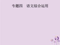 (通用版)中考语文二轮复习课件第1部分专题4语文综合运用 (含答案)