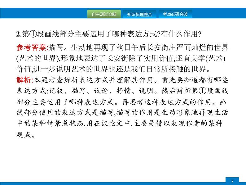 中考语文一轮复习课件专题十一　议论文阅读 (含答案)第7页