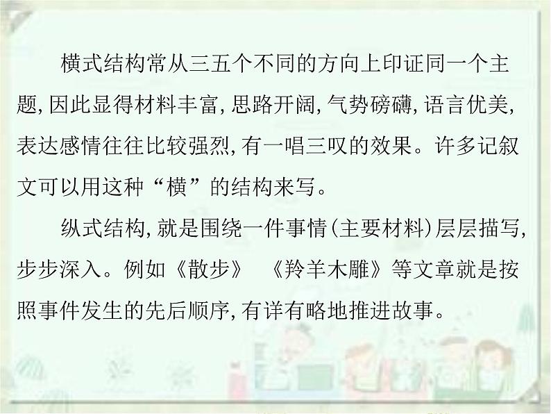 (通用版)中考语文一轮复习课件：第3部分写作  谋篇布局 (含答案)06