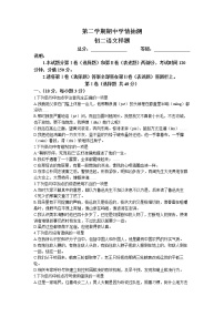 山东省泰安市泰山区2022-2023学年（五四学制）七年级下学期期中语文试题