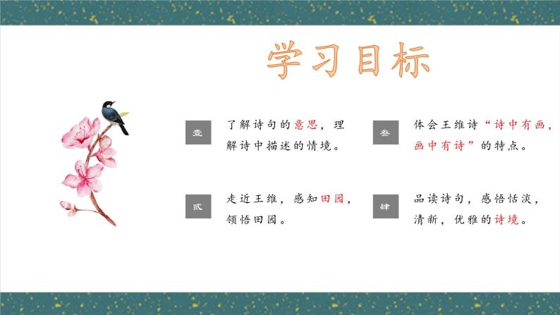 第三单元课外古诗词诵读《竹里馆》课件2023学年部编版语文七年级下册02