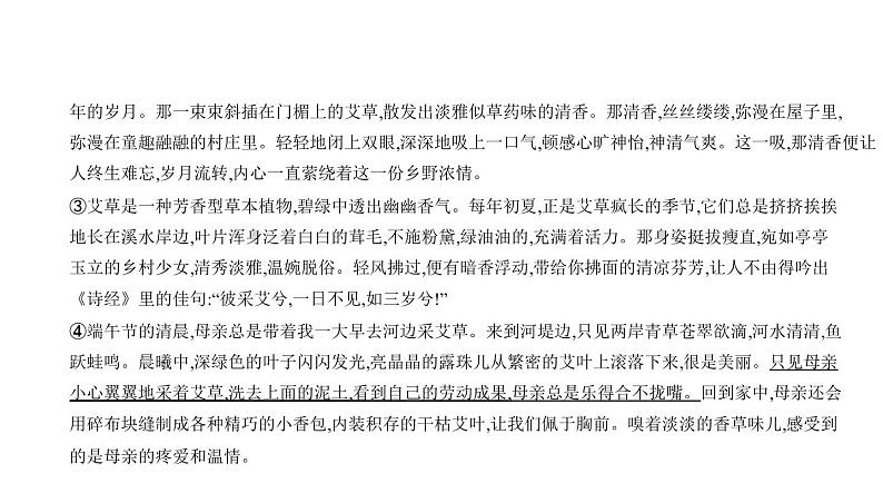 中考语文二轮专项复习讲练课件10专题 记叙文(散文、小说)阅读 (含答案)03