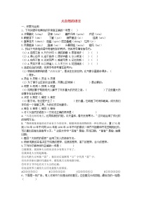 人教部编版八年级下册大自然的语言习题