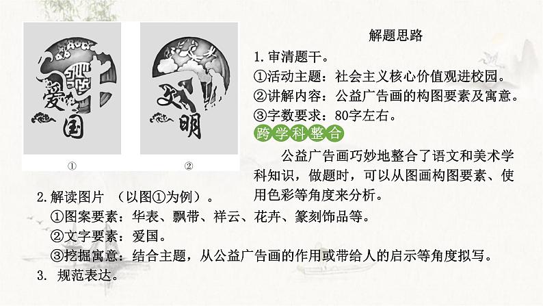 2023年山西语文中二轮考复习：专题一   图文转换课件PPT04