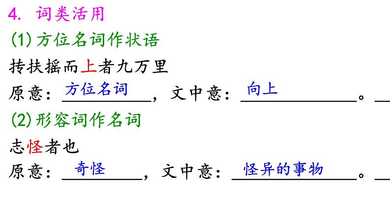 中考一轮文言文复习《北冥有鱼》课件第8页