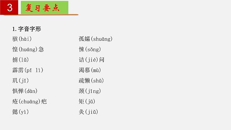 第三单元 【知识梳理】——2022-2023学年部编版语文七年级下册单元综合复习课件PPT06