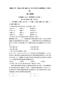 黄金卷06（原卷版+解析版）-【赢在中考·黄金8卷】备战2022年中考语文全真模拟卷（天津专用）