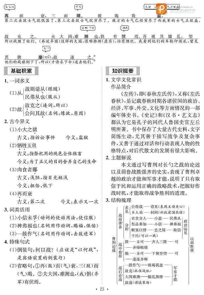 语文九下第6周知识点归纳第2页
