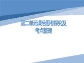 第二单元课后思考探究及考点整理-2022-2023学年七年级语文下册精讲课件