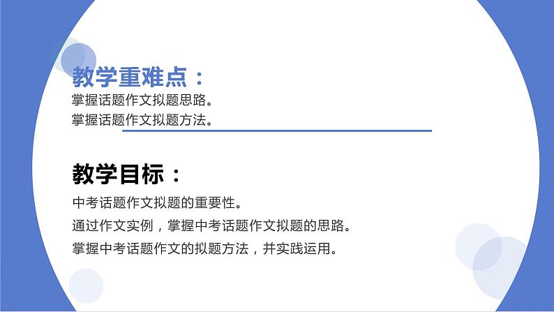 中考话题作文如何拟题课件PPT02
