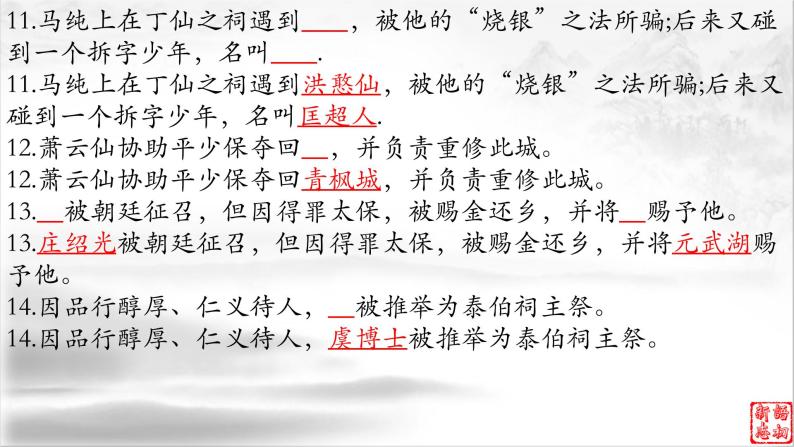 22《儒林外史》：中国古代讽刺小说高峰（下）-备战2023年中考语文名著复习终极版课件PPT07