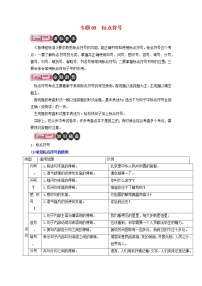 专题03 标点符号-2023年中考语文二轮复习专题讲解与满分特训（全国通用）