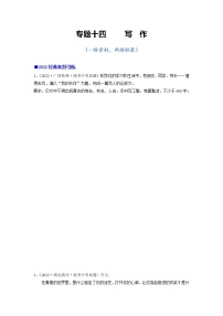 专题十四 写作-2023年中考语文毕业班二轮热点题型归纳与变式演练（全国通用）
