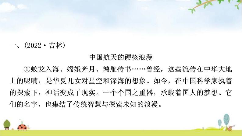 中考语文复习现代文阅读专题十二说明文阅读作业课件02