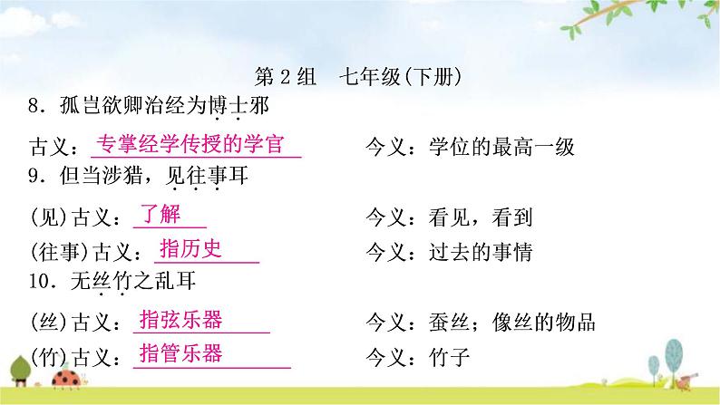 中考语文复习二、80个古今异义教学课件03
