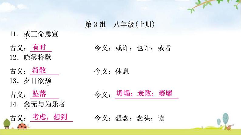 中考语文复习二、80个古今异义教学课件04