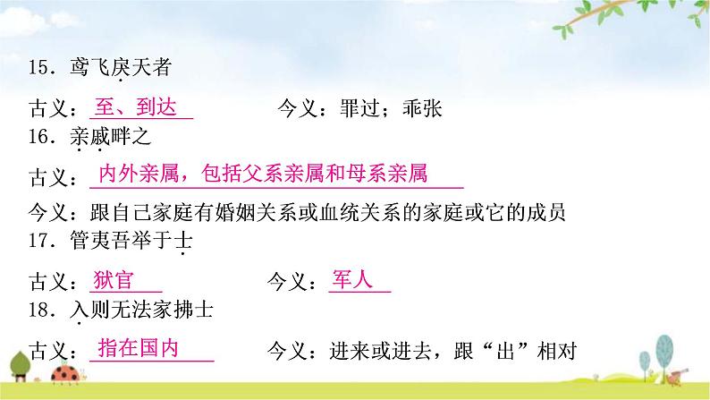 中考语文复习二、80个古今异义教学课件05
