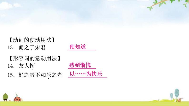 中考语文复习三、125个词类活用教学课件第4页