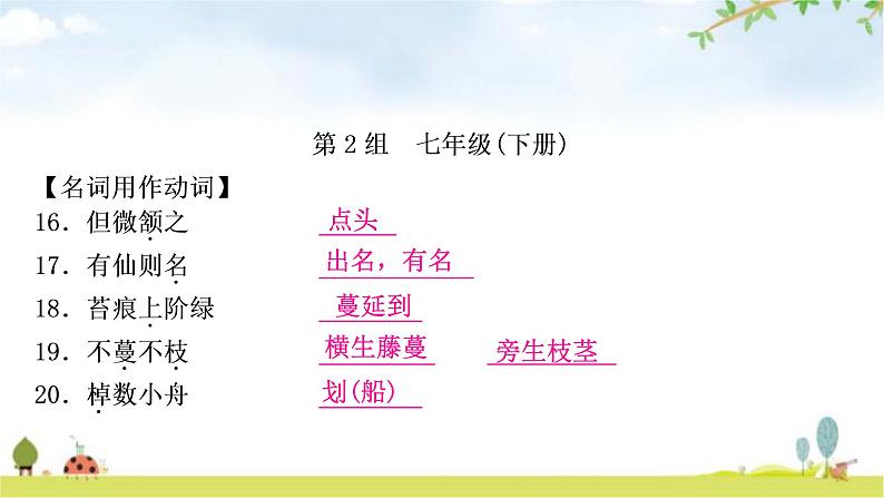 中考语文复习三、125个词类活用教学课件第5页