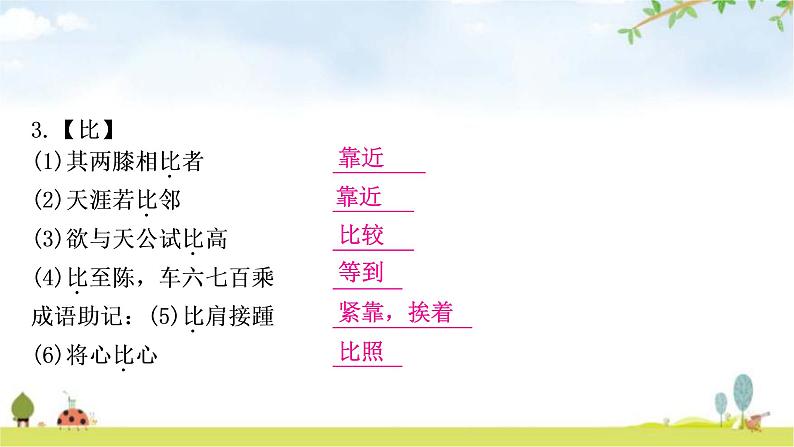 中考语文复习四、一词多义教学课件05