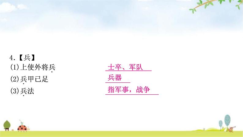 中考语文复习四、一词多义教学课件06