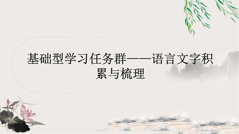 中考语文复习积累运用专题一默写教学课件第1页