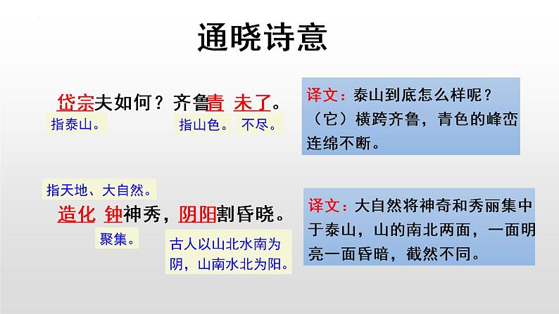 第21课 古代诗歌五首-望岳-2022-2023学年七年级语文下册精讲课件06