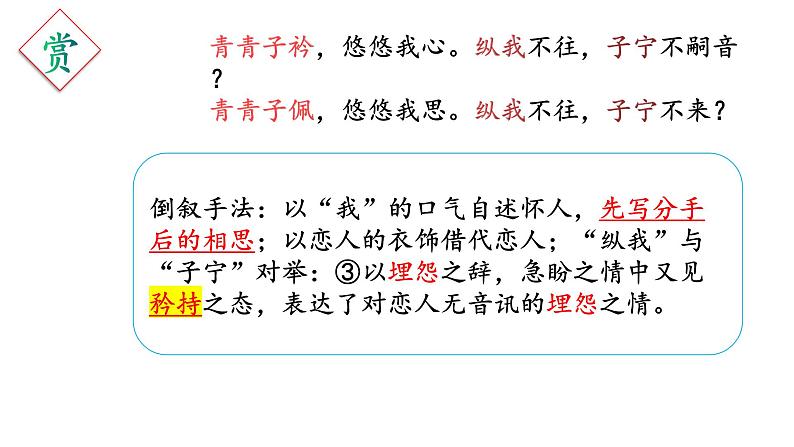 《子衿》课件第6页