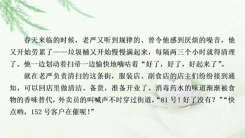 中考语文复习专题六文学类文本阅读作业课件06