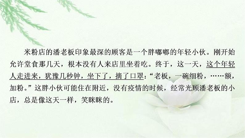 中考语文复习专题六文学类文本阅读作业课件08