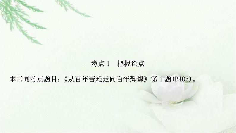 中考语文复习专题七论述类文本阅读作业课件02