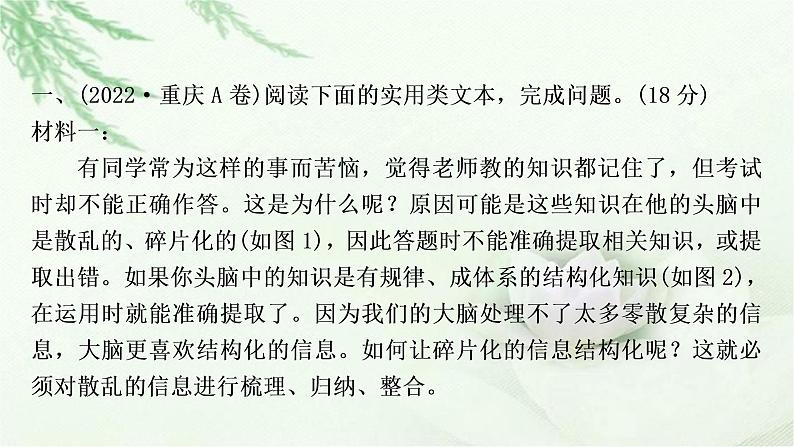 中考语文复习专题九非连续性文本阅读作业课件02