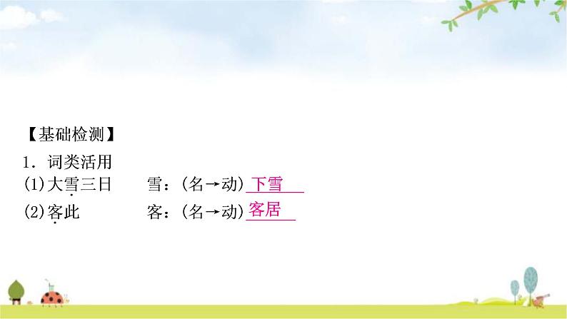 中考语文复习课内文言文基础储备练10湖心亭看雪课件第3页